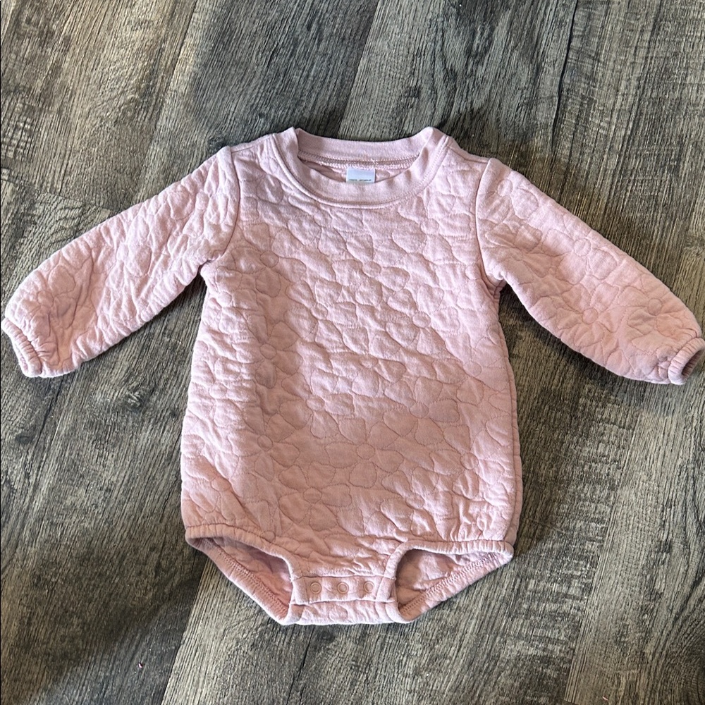 Carter's Light Pink Quilted Baby Outfit